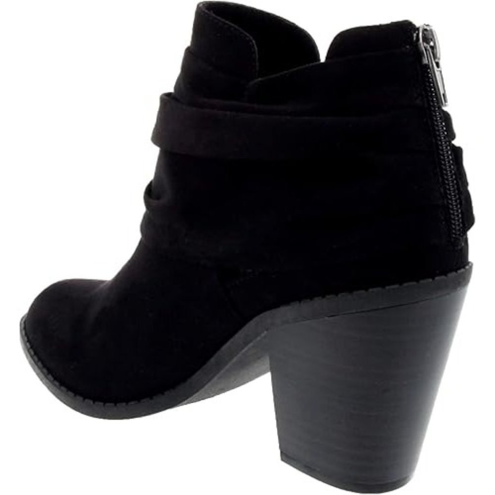 Sugar Women's Victory Transitional Dress Block Heel Ankle Boot Black Size 6.5M - Picture 6 of 8